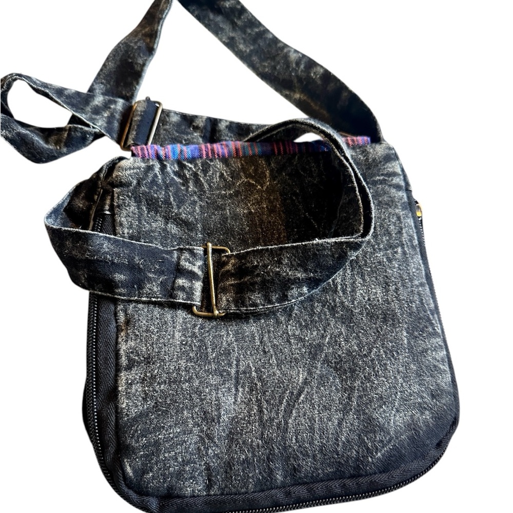 Multicolor Patchwork Small Crossbody Bag - image 2